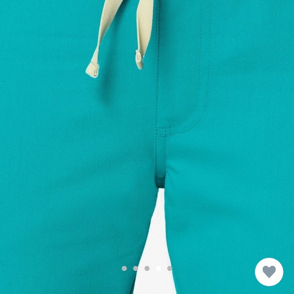 Figs Teal Yola Scrub Pants - Picture 4 of 5